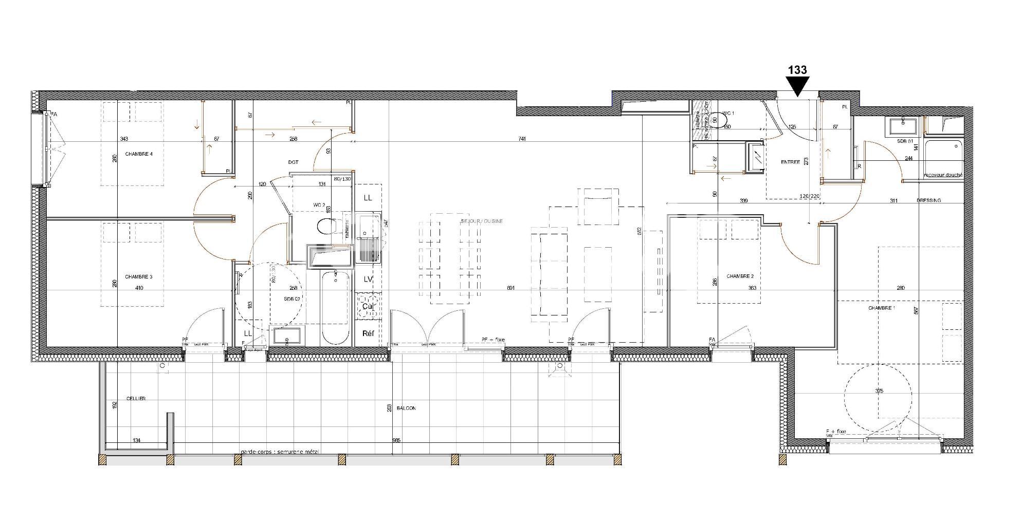 Photo Vente Appartement 5 pièces 112 m&sup2;