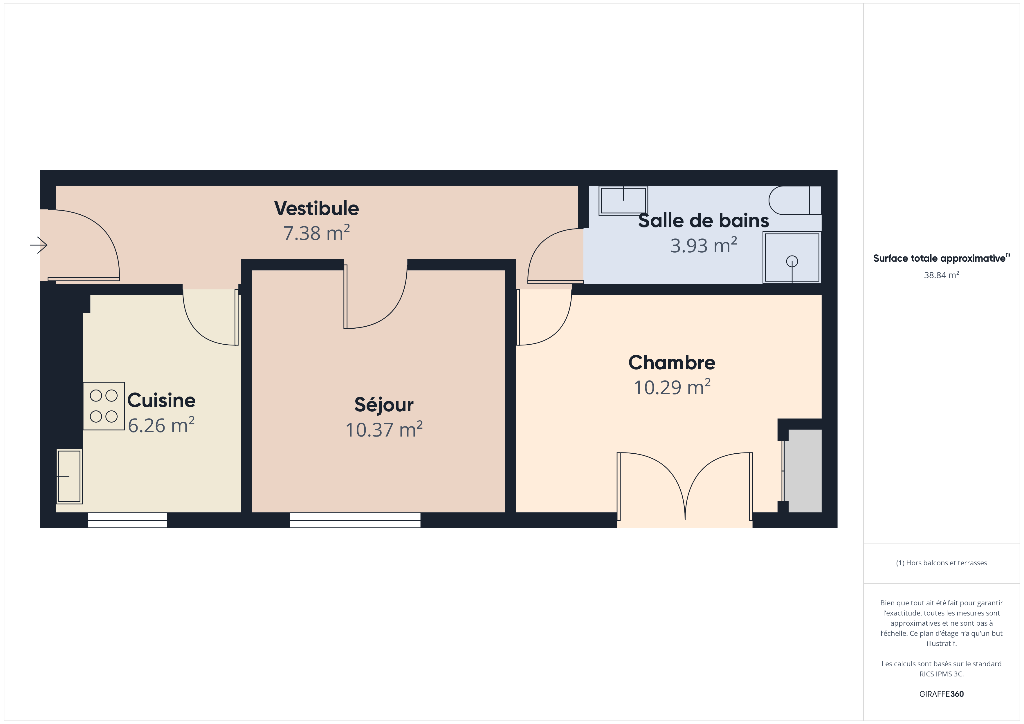 Photo Vente Appartement 2 pièces 40,15 m&sup2;